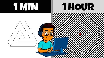 I Tried Coding Optical Illusions in 1 Minute vs 1 Hour