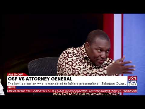 OSP vs Attorney General: I do not believe in the OSP - Solomon Owusu.