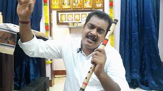 How to play flute part-12 flute lesson tamil jandai varisaigal- 3, ஜண்டை வரிசைகள்-3 தமிழ்