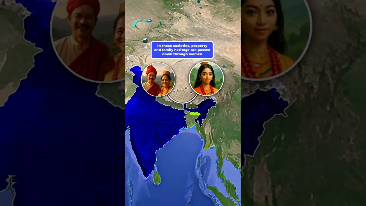 The unique culture of Meghalaya where MATRILINEAL system follows