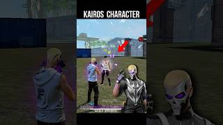 Kairos Character Ability Test Free Fire New Character Kairos Skill 