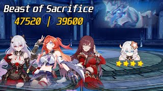 MA EX - Beast of Sacrifice (SSS) [47520/39600]《 S0 Sena, S0-S2 Luna, 4* Kiana 》