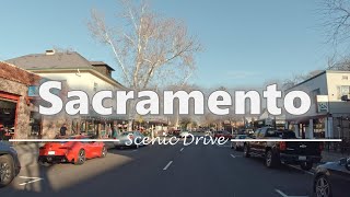 Driving in Midtown Sacramento, California - 4K