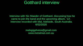 20200206 Gotthard Interview
