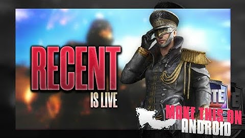 MAKE PUBG MOBILE SEASON 12 THUMBNAIL ON ANDROID