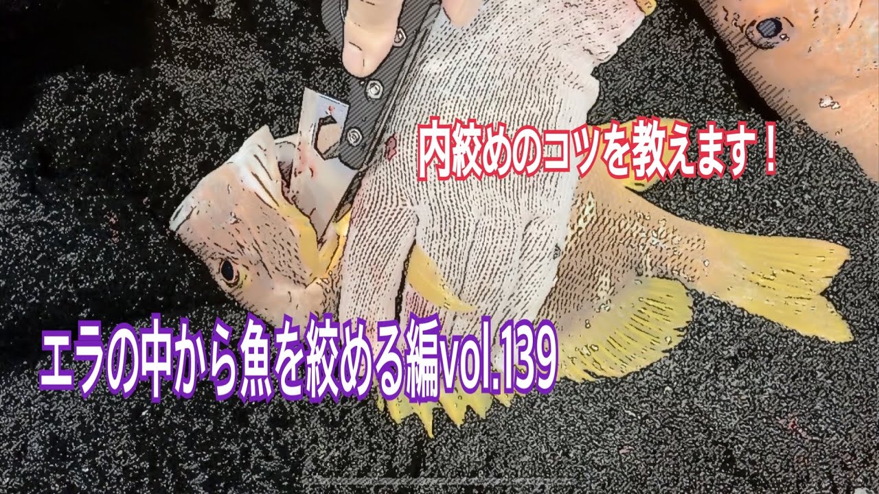 エラの中から魚を絞める編vol 139 Youtube