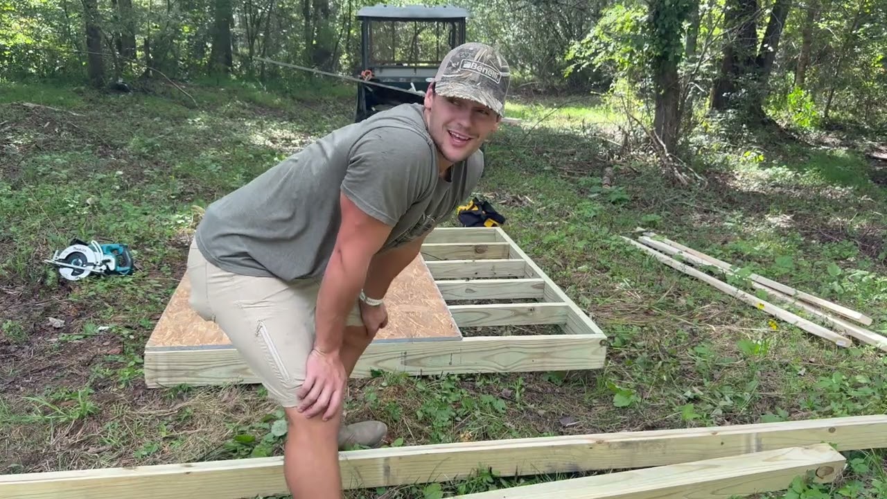 DIY 12ft Box Blind Platform | My First Build