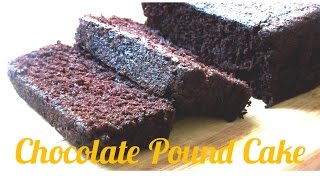 Chocolate pound is a soft, fluffy, moist and very delicious cake.