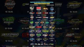 Daftar Sound System Karnaval  Desa Senggreng  Kec Sumberpucung  Kab Malang 2025