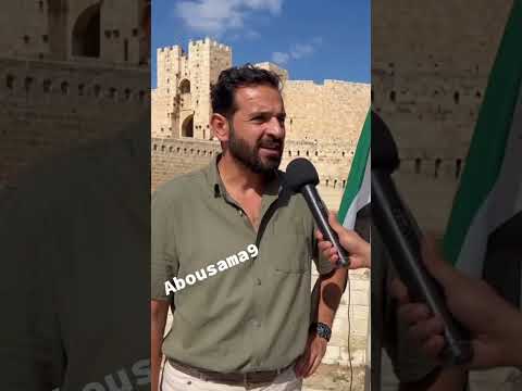 من قلعة حلب سوري يطلب السلام مع إسرائيل