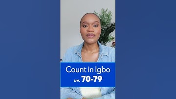 Count from 70 to 79 in Igbo #learnigbo #counting #englishtranslation