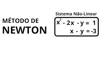 CÁLCULO NUMÉRICO - SOLUÇÃO DE SISTEMA NÃO-LINEAR - MÉTODO DE NEWTON