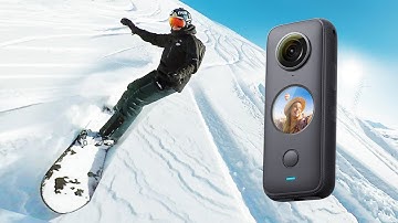 Insta360 One X2 - My Best Shots 4K | Snowboarding Powder in Switzerland | LAAX Ski Resort