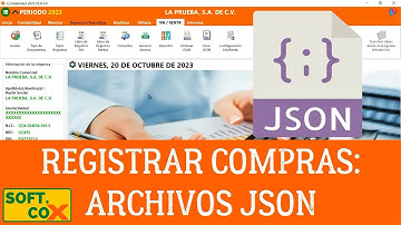 Módulo de IVA: Registros de compras con archivos JSON