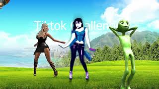 dame tu cosita Green Alien Dance   song #dametucosita #shorts screenshot 4