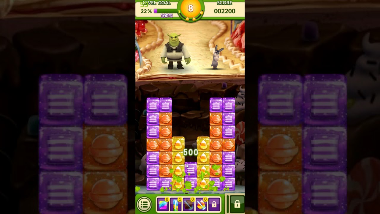 Shrek Sugar Fever level 145 no boosters 😈