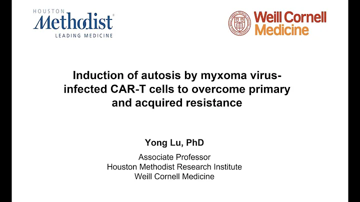 Induction of autosis by myxoma virus infected CAR T cells