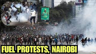 LIVE: Protests in Nairobi CBD as Kenyans take to the streets over High Fuel Price!!