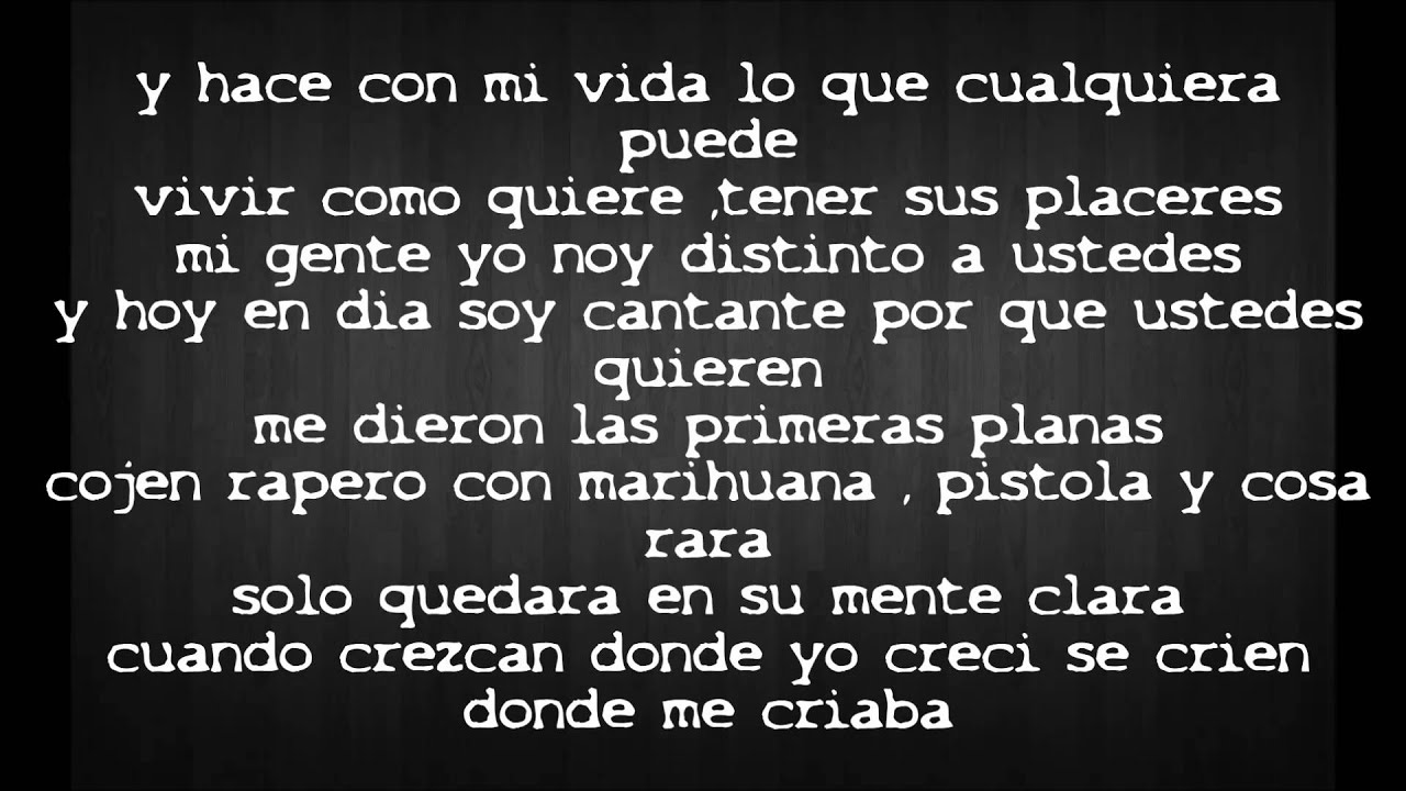 Don Omar Bandolero Lyrics Youtube