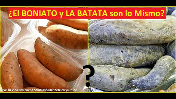 ¿Por qué los supermercados llaman boniatos a las batatas?