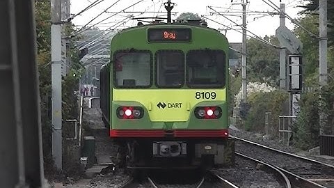 IE 8100 Class Dart Train number 8109 - Howth Junction Station, Dublin