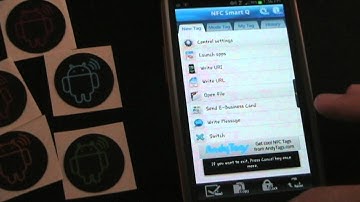 NFC Tags with NFC Smart Q Android App Review