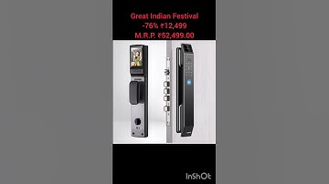 Golens X95 Luxury Smart Door Lock | 7 Ways Unlocking link in description #trending #home #new #best