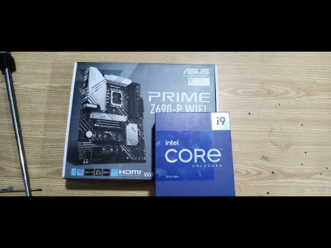 ASUS PRIME Z690-P WIFI DDR5 Unboxing WITH CORE I9 13900k FIRST LOOK