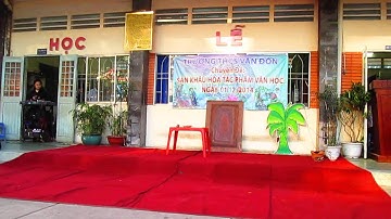 Sân khấu hóa tp văn học - Chiếc lược ngà 9a4