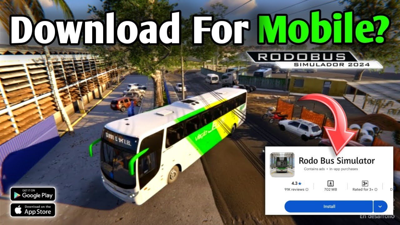 Rodobus Simulator Download for Mobile | Android & iOS Bus Simulator (Not Released Yet) | Aleem Asad