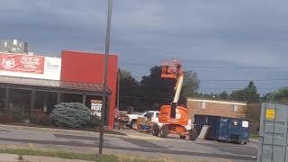 They're Remodeling the Wendy's on Dewey Avenue in Greece, New York, August 27th, 2019
