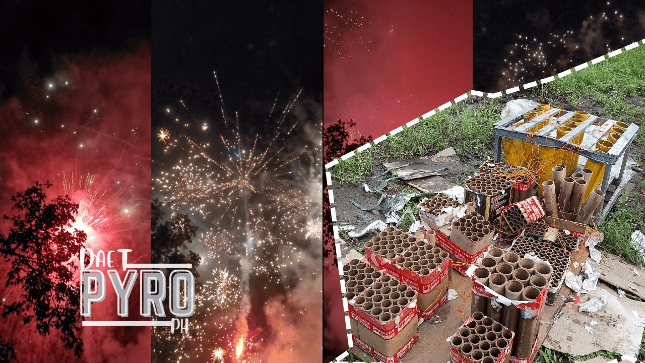 Philippines New Year's Eve 2024-2025, Daet, Camarines Norte - Mini Fireworks Show