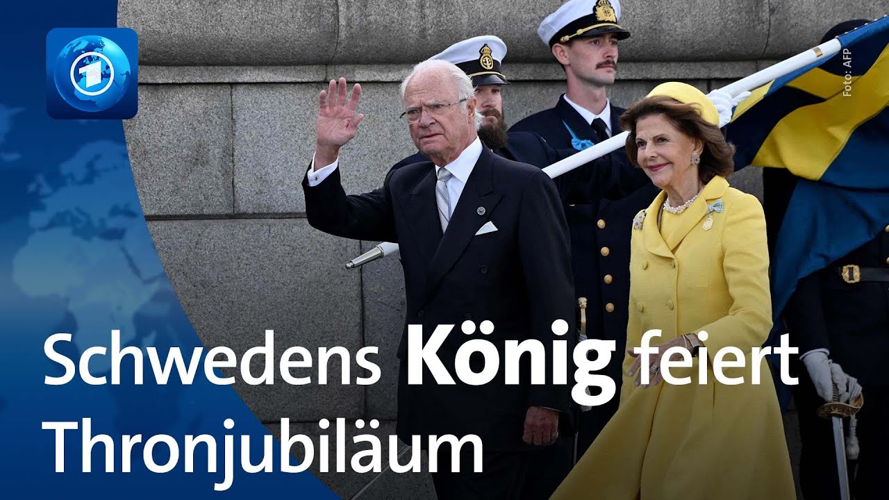 50 Jahre auf dem Thron: Schwedens König Carl XVI. Gustaf feiert Thronjubiläum