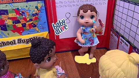 Baby alive Zoe has a Accident at school