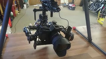 First test with DYS eagle Eye gimbal on D 130 X8