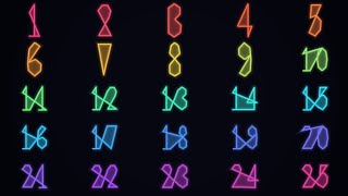 I Turned 25 Math Numbers ( 1-25)  Into Sound (And it's Outnumbered)
