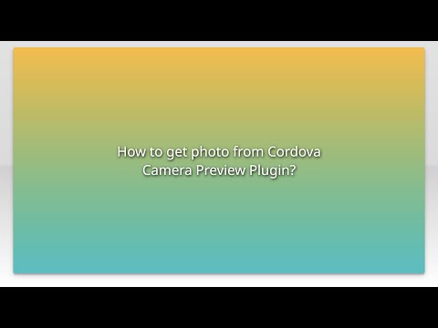 How to get photo from Cordova Camera Preview Plugin?