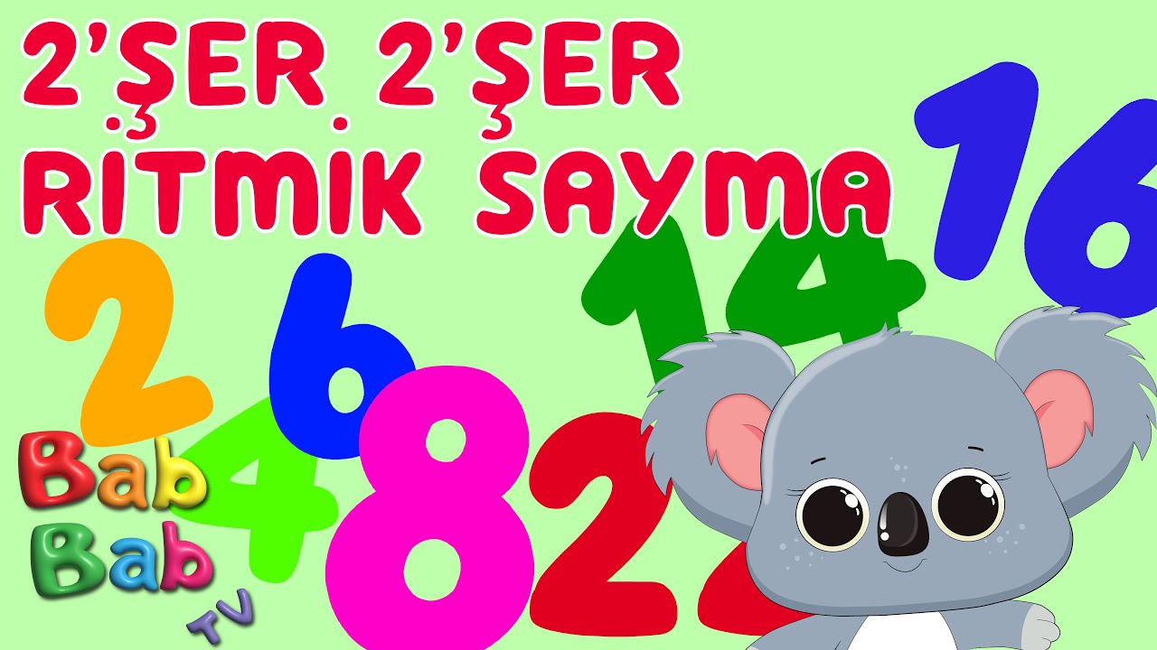 2 Şer Ritmik Sayma 30'a Kadar - SAYILARI ÖĞRENİYORUM