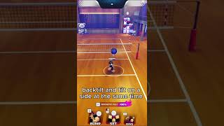 Good Backtilt with any Style Tutorial in Volleyball Legends #volleyballlegends #roblox #haikyuu
