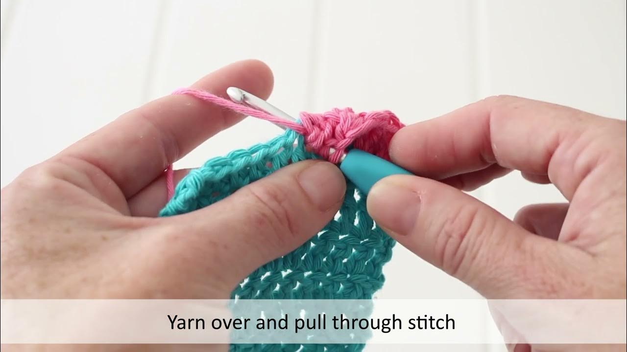 Bobble stitch How to crochet a bobble stitch YouTube