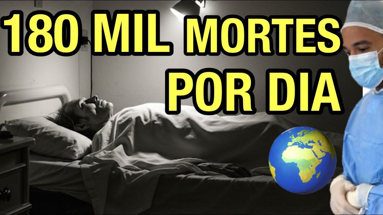 Quantas pessoas MORREM no MUNDO POR DIA ? 180 MIL PESSOAS POR DIA ...