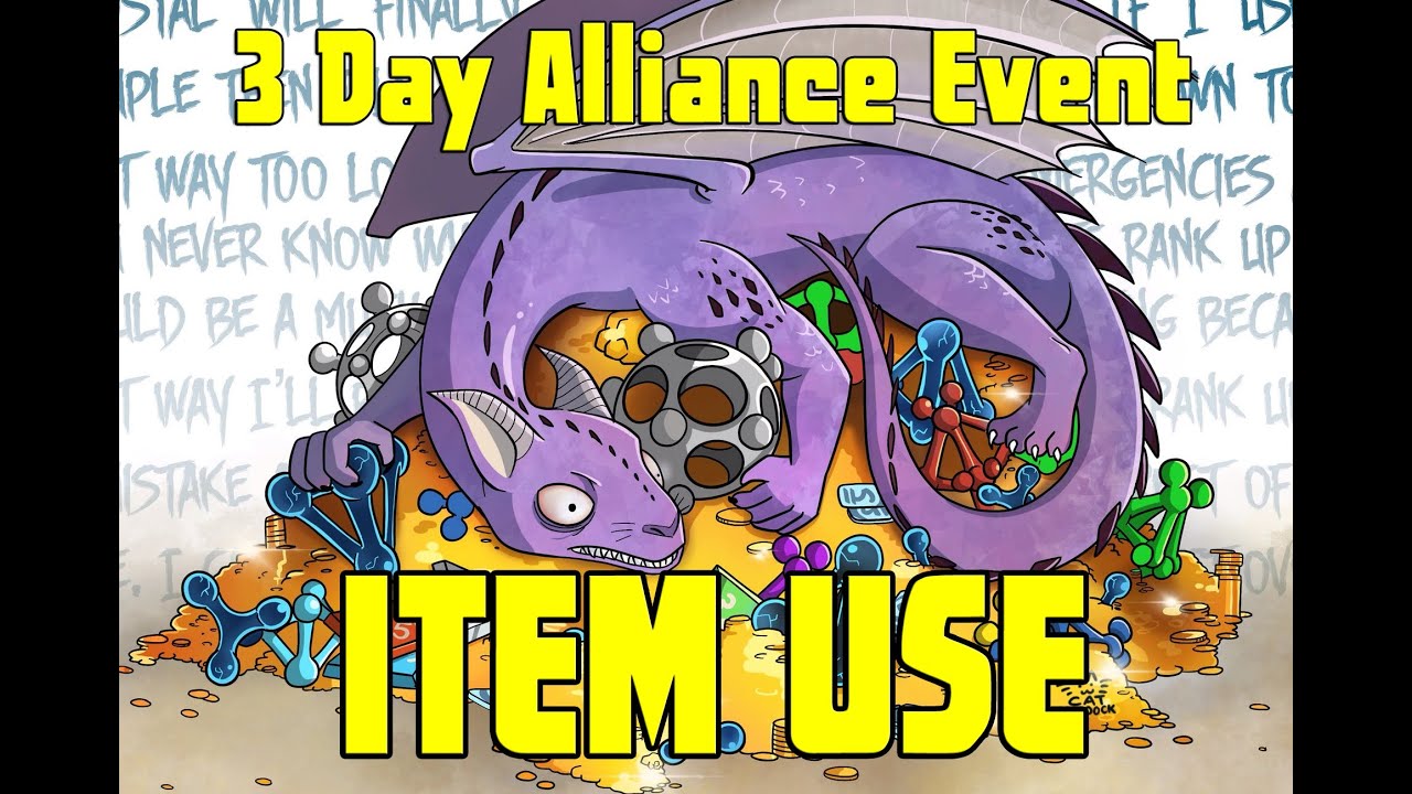 3 Day Alliance Quest Item Use Event - My 'Summer of Pain' this week