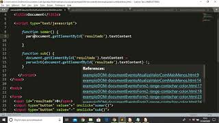 JavaScript - Aula 13 - DOM - Botao MaisMenos