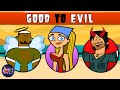Total Drama Original Contestants: Good to Evil