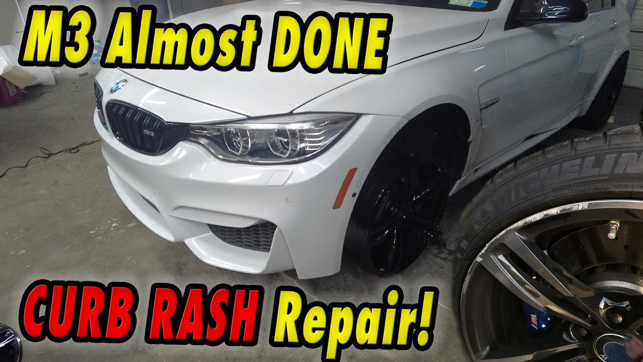 Fixing my Curbed BMW M3 wheels - YouTube