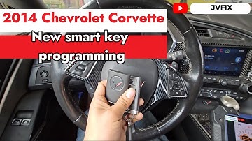 How to program new smart key on 2014 Chevrolet Corvette C7 with Autel IM608