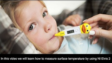 Surface Temperature measurment by USING NI Elvis series II /UET Lahore NEW CAMPUS