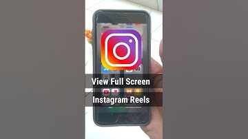 How to View Full Screen Instagram Reels #shorts #instagram
