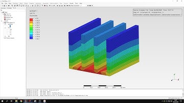 PrePoMax (CalculiX FEA) - Tutorial 21 - Steady-state thermal analysis of a heat sink
