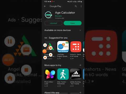 how to use age calculator app